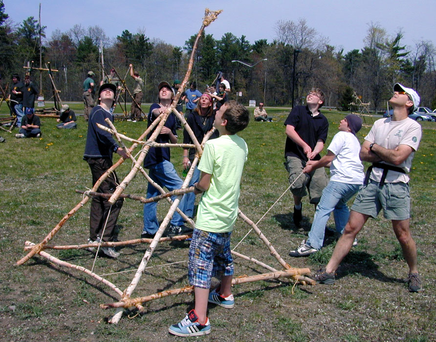 Catapult in action photo