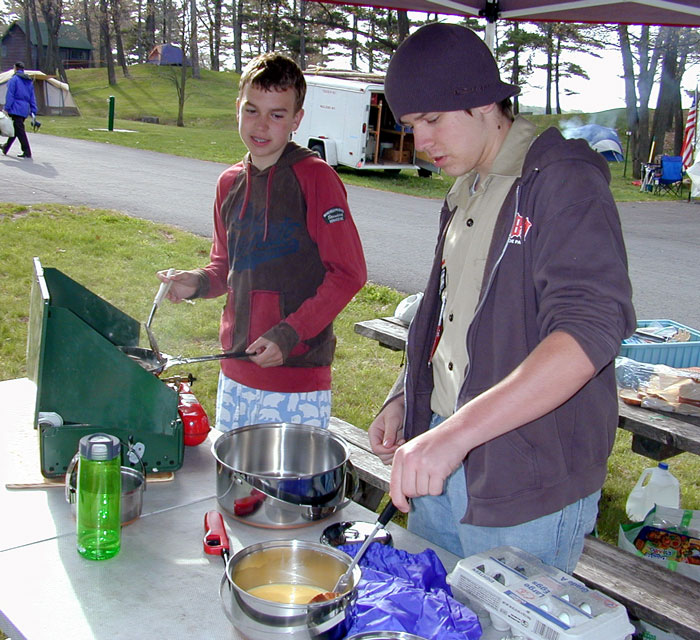 Cooking French toast photo