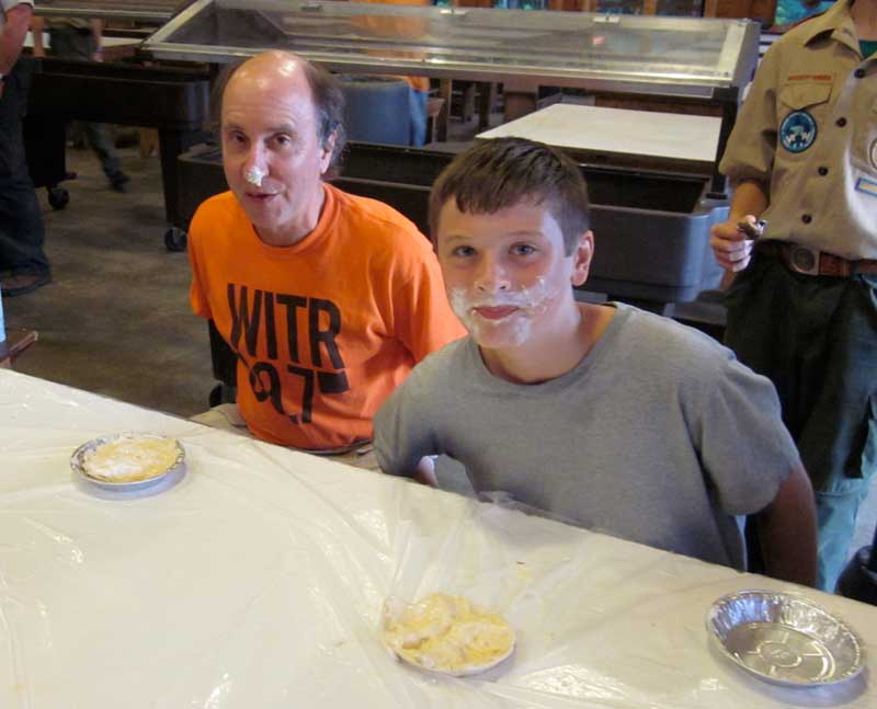 Pie eating contest photo