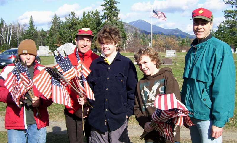 2007 Removing Veterans Flags - photo